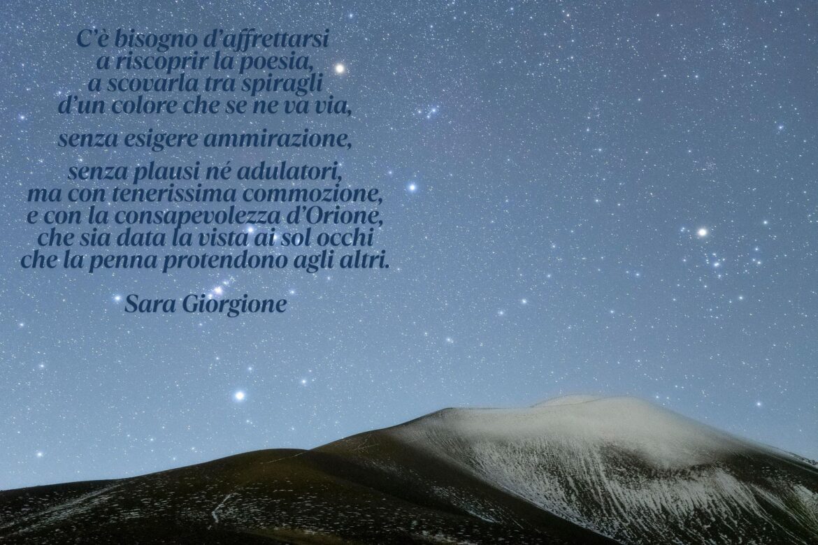 Oltre il visibile. Una poesia ogni domenica